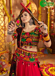Attractive Multi Color Viscose Cotton New Designer Traditional Lehenga Choli